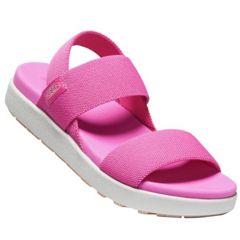 SOLD NWT Keen Pink Peacock & Vapor Elle Arch Support Machine Washable Sandal - Picture 4 of 15
